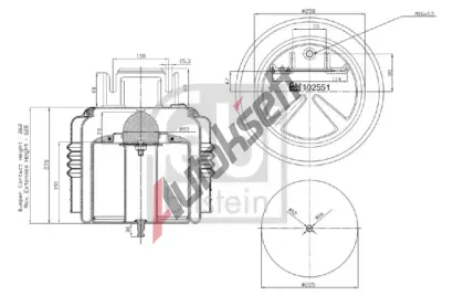 FEBI Mch pneumatickho odpruen febi Plus FB 102551, 102551