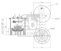 Mch pneumatickho odpruen FEBI ‐ FB 102721