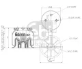 Mch pneumatickho odpruen FEBI ‐ FB 107301