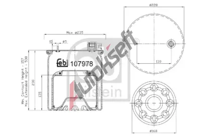 FEBI M�ch pneumatick�ho odpru�en� FB 107978, 107978