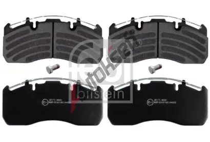 FEBI Sada brzdových destiček FB 16906, 16906 FEBI Sada brzdových destiček FB 16906, 16906