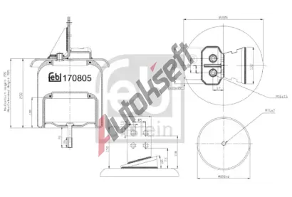 FEBI Mch pneumatickho odpruen FB 170805, 170805