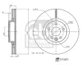 FEBI Brzdov kotou - 324 mm FB 171471, 171471