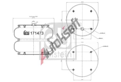 FEBI M�ch pneumatick�ho odpru�en� FB 171473, 171473