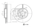 FEBI Brzdov kotou - 296 mm FB 171494, 171494