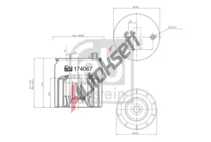 FEBI M�ch pneumatick�ho odpru�en� FB 174067, 174067
