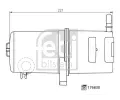 FEBI Palivov filtr FB 176830, 176830