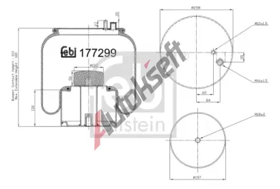 FEBI M�ch pneumatick�ho odpru�en� FB 177299, 177299