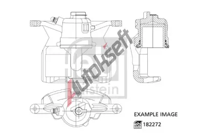 FEBI Brzdov tmen FB 182272, 182272