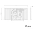 FEBI Filtr vzduchu v interiru FB 182548, 182548