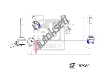 FEBI Ty / vzpra stabiliztoru FB 182960, 182960