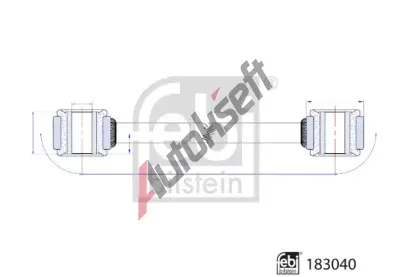 FEBI Ty / vzpra stabiliztoru FB 183040, 183040