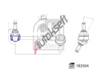 FEBI Ty / vzpra stabiliztoru FB 183504, 183504
