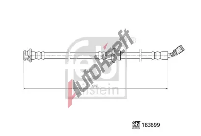 FEBI Brzdov� hadice FB 183699, 183699