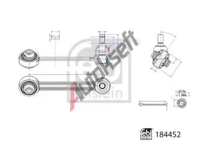 FEBI Rameno zaven kol FB 184452, 184452