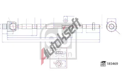 FEBI Axiln kloub pnho thla zen FB 185469, 185469