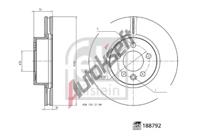 FEBI Brzdov� kotou� FB 188792, 188792