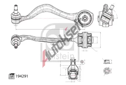 FEBI Rameno zaven kol FB 194291, 194291