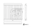 FEBI Filtr vzduchu v interi�ru FB 196111, 196111
