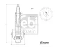 Kryt pouzdra olejovho filtru FEBI ‐ FB 196195