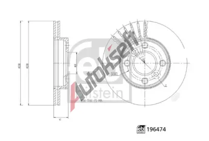 FEBI Brzdov kotou FB 196474, 196474