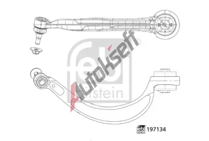 FEBI Rameno zavěšení kol FB 197134, 197134 FEBI Rameno zavěšení kol FB 197134, 197134