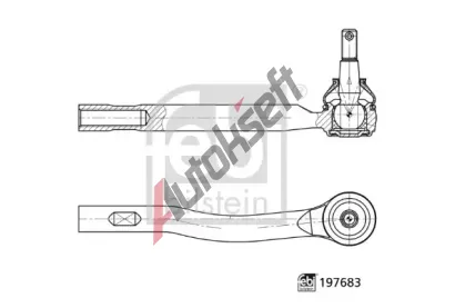 FEBI Čep řízení FB 197683, 197683 FEBI Čep řízení FB 197683, 197683