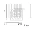 Filtr vzduchu v interi�ru&nbsp;FEBI&nbsp;&dash;&nbsp;FB 197755