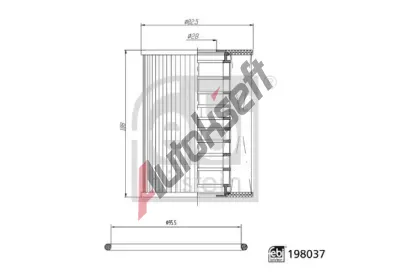 FEBI Olejov� filtr FB 198037, 198037