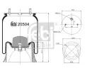 M�ch pneumatick�ho odpru�en�&nbsp;FEBI&nbsp;&dash;&nbsp;FB 20504