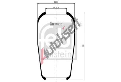 FEBI M�ch - pneumatick� odpru�en� FB 20916, 20916