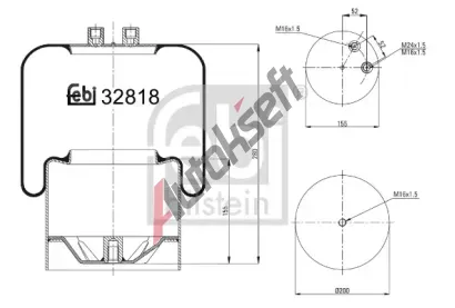 FEBI M�ch - pneumatick� odpru�en� FB 32818, 32818