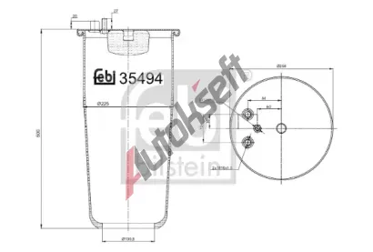 FEBI M�ch - pneumatick� odpru�en� FB 35494, 35494