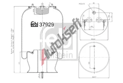 FEBI M�ch pneumatick�ho odpru�en� FB 37929, 37929
