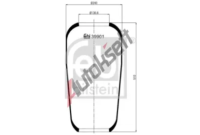 FEBI M�ch pneumatick�ho odpru�en� FB 39901, 39901