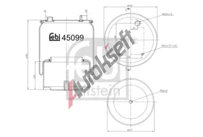 FEBI M�ch pneumatick�ho odpru�en� FB 45099, 45099