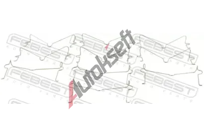 FEBEST Pružina obložení kotoučové brzdy FBS 0103-002-PCS10, 0103-002-PCS10 FEBEST Pružina obložení kotoučové brzdy FBS 0103-002-PCS10, 0103-002-PCS10