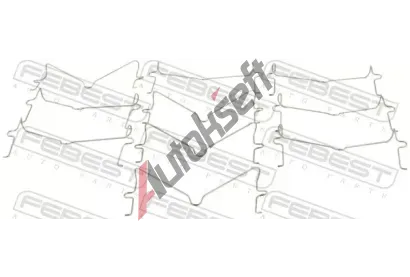 FEBEST Pru�ina oblo�en� kotou�ov� brzdy FBS 0103-003-PCS10, 0103-003-PCS10