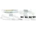 Sada psluenstv parkovacch brzdovch elist FEBEST ‐ FBS 0104-GUN125R-KIT