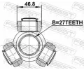 FEBEST Tripod hnacho hdele FBS 0116-GSV40, 0116-GSV40