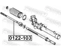 FEBEST Axiln kloub pnho thla zen FBS 0122-103, 0122-103
