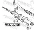 FEBEST Axi�ln� kloub p���n�ho t�hla ��zen� FBS 0122-X2WD, 0122-X2WD