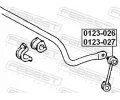 FEBEST Tyč / vzpěra stabilizátoru FBS 0123-026, 0123-026