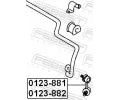FEBEST Tyč / vzpěra stabilizátoru FBS 0123-881, 0123-881