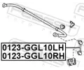 FEBEST Ty / vzpra stabiliztoru FBS 0123-GGL10LH, 0123-GGL10LH