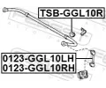 FEBEST Ty / vzpra stabiliztoru FBS 0123-GGL10RH, 0123-GGL10RH
