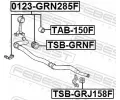 FEBEST Ty / vzpra stabiliztoru FBS 0123-GRN285F, 0123-GRN285F
