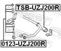 FEBEST Ty / vzpra stabiliztoru FBS 0123-UZJ200R, 0123-UZJ200R