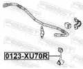 FEBEST Ty / vzpra stabiliztoru FBS 0123-XU70R, 0123-XU70R