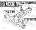FEBEST Rameno zaven kol FBS 0124-KGB10LH, 0124-KGB10LH